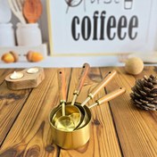 تصویر پیمانه آشپزی تک دسته چوبی شنگیا 