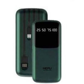 تصویر پاور بانک بیست هزار 20000 هپوH972 - مشکی Power bank20000 HEPU H972