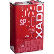 تصویر روغن موتور اکسادو (زادو) مدل RED BOOST OIL 5W30 SP 4L 