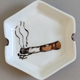 تصویر زیرسیگاری سرامیکی 