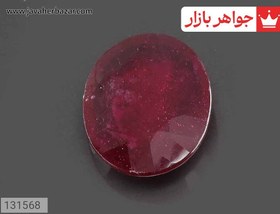 تصویر نگین یاقوت آفریقایی قرمز بی نظیر کد 131568 