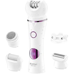 تصویر اپیلاتور 5 کاره شارژی کمی KM-7937 Kemei KM-7937 Multifunction Portable Epilator 5 In 1