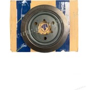 تصویر پولی (فولی) سر میل لنگ تارا، رانا پلاس و 207 جدید (موتور TU5P) - اصلی ایساکو TORSION VIBRATION DAMPER PULLY