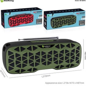 تصویر اسپیکر قابل حمل بلوتوث نیوریکسینگ NR-B8FM NewRixing NR-B8FM bluetooth Portable Speaker