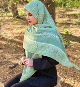 تصویر روسری طرح اطلس 