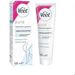 تصویر کرم موبر ویت مناسب پوست حساس حجم ۱۰۰ میل 