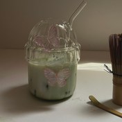 تصویر لیوان پینترستی پروانه ای 