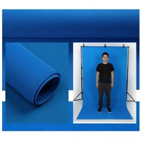 تصویر فون شطرنجی nonwoven رنگ آبی ۲×۳ مدل pro Backdrop nonwoven 2×3 pro