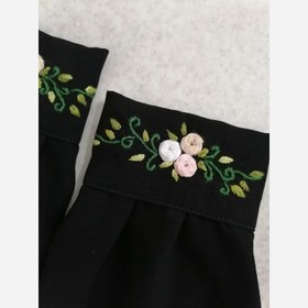 تصویر ساق دست(آستینک) دست دوز گلدوزی 