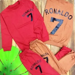 تصویر ست بلوز شلوار پسرانه طرح رونالدو کد 2658 