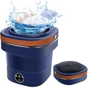 تصویر ماشین لباسشویی مینی تاشو 9 لیتری گرین Green Foldable Mini Washing Machine 9L 