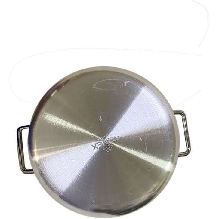Tmvel tmvel sonex aluminium metal finish global cooking pot set with lids  6pc set - 2.5, 3.5, 5, 6.5, 9, 11 liters