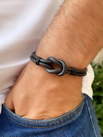 تصویر دستبند چرمی Infinity کد 10069 