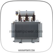 تصویر ترانسفورماتور 315 کیلو ولت آمپر روغنی یکسان سازی 33 کیلو وات ایران ترانسفو 