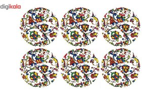 تصویر زیر لیوانی کد C2-42081 بسته 6 عددی | چند رنگ 