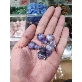 تصویر آویز سنگ آمیتیست کد 8219 