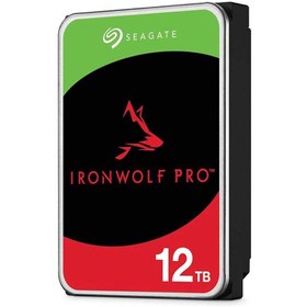 تصویر هارد اینترنال 12 ترابایت سیگیت مدل IronWolf Pro Seagate IronWolf Pro 12TB 7200RPM 256 MB SATA 3.0 NAS HDD