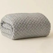 تصویر خرید پتو مسافرتی گلبافت فلورا یکنفره نوک مدادی - ارسال فوری 