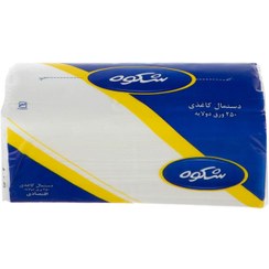 تصویر دستمال کاغذی شکوه مدل اقتصادی ۲۵۰ برگ 