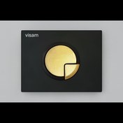 تصویر کلید فلاش تانک ویسام مدل DIDIM مشکی طلا 