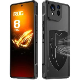 تصویر قاب محافظ حرارتی مایع سیلیکونی + PC برای گوشی ایسوس ROG Phone 8 Pro 5G Phone 8 5G 