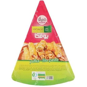 تصویر خمیر یوفکا مثلثی هومینا مخصوص غذا و بورک 400 گرمی (26 ورق) 