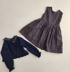 تصویر کت و سارافون گل دار 