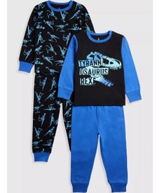 تصویر پیشبند دایناسور - بسته ۲ عددی برند mothercare Dinosaur Pyjamas - 2 Pack