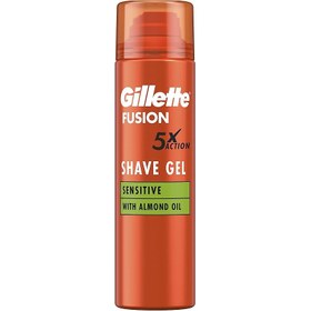 تصویر ژل اصلاح پوست خیلی حساس فیوژن ژیلت Gillette Fusion 5 Ultra Sensitive 200 Ml 