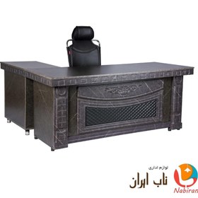 تصویر میز اداری مدیریت آراد طرح سنگ مدل (S260) 