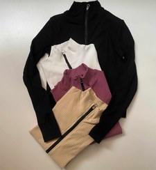 تصویر بلوز جلو زیپ دار - ارغوانی 