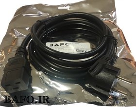 تصویر کابل برق سرور C19 ۵M BAFO | کابل پاور سروری ۵ متر بافو | Power Cable C19 5M 3X1.5mm BAFO 