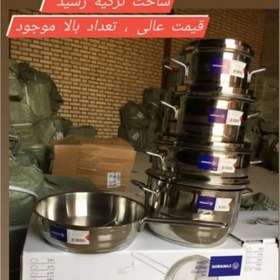 تصویر سرویس قابلمه استیل کرکماز ترکیه مدل آسترا 