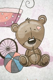 تصویر afrand machine carpet kids, Bear and carriage design, code 146 