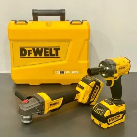 تصویر پک دو قلو بکس و فرز شارژِی طرح دیوالت مدل DCD710DK2 