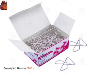 تصویر گیره کارتابل (پروانه ای) سایز 40 میلی متری Faska size 40mm Paper Clips