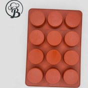 تصویر قالب سیلیکونی استوانه اورئو 12 خانه برند سورنا پارت 