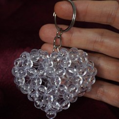 تصویر جاکلیدی قلب مرواریدی|Q09 