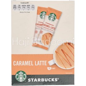 تصویر پودر قهوه فوری استارباکس لاته کارامل بسته 10 ساشه‌ای ا Starbucks caramel latte Starbucks caramel latte