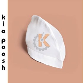 تصویر کلاه آشپزی مدل قایقی کد KPC002 