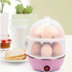 تصویر تخم مرغ پز برقی 2 طبقه 14 عددی پوچر EGG POACHER 