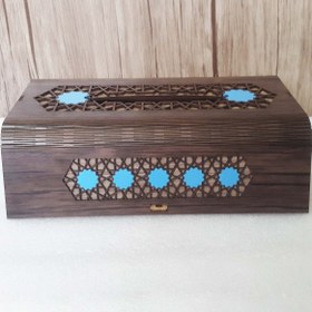 تصویر جا دستمال کاغذی طرح ثریا tissue box Soraya