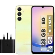 تصویر گوشی موبایل سامسونگ مدل Galaxy A25 دو سیم کارت ظرفیت 128 گیگابایت و رم 6 گیگابایت به همراه شارژر سامسونگ - ویتنام 