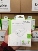 تصویر شارژر دیواری ۲۵ وات بلکین BoostCharge USB-C Charger Gan – مدل WCA004 - سفید Belkin 25w