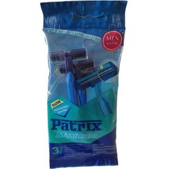 تصویر خودتراش پاتریکس مدل پلی بگ بسته 3 عددی 