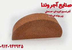 تصویر آجر نسوز کوره صنعتی نما زیر بوته 50 