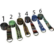 تصویر کمربند یوگا ۲ متری طرح دار با یراق آهنی اعلا 