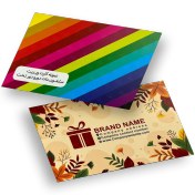 تصویر کارت ویزیت سلفون مات بزرگ دورتخت 