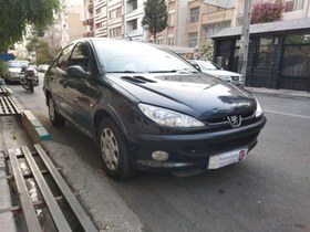 تصویر پژو 206 صندوقدار مدل 1393 ا V8 V8