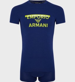 تصویر تی‌شرت بافتنی برند Emporio Armani Knit T-Shirt